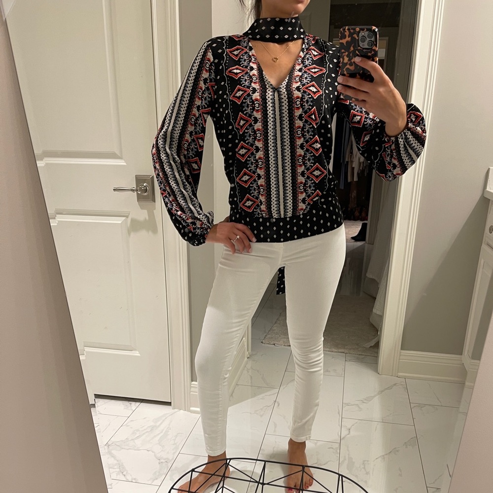 Open Back Blouse